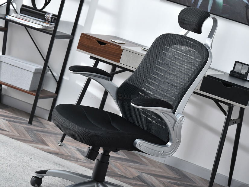 Fotel Lumpo (fekete + ezüst)