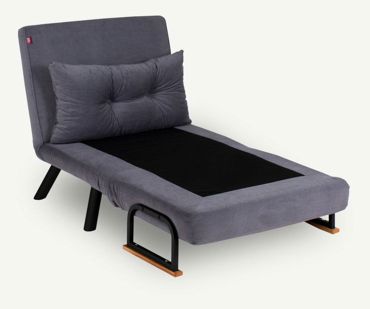 Rozkladacie kreslo Sandy (sivá)