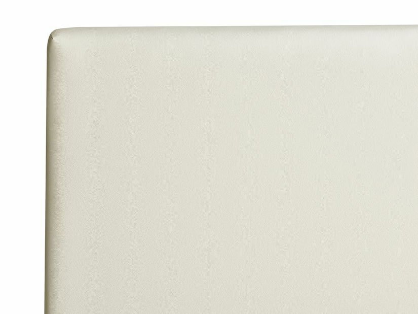 Pat matrimonial 180 cm ZEPHYRE (cu somieră) (alb)