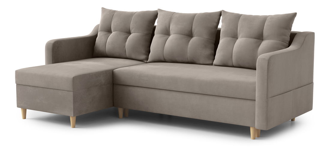 Colțar Lou (S) (bej închis)