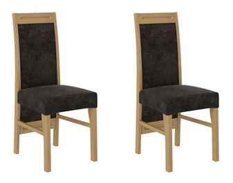 Set 2 kom. blagovaonskih stolica Raviel57 (craft zlatna + kronos 27132) *rasprodaja