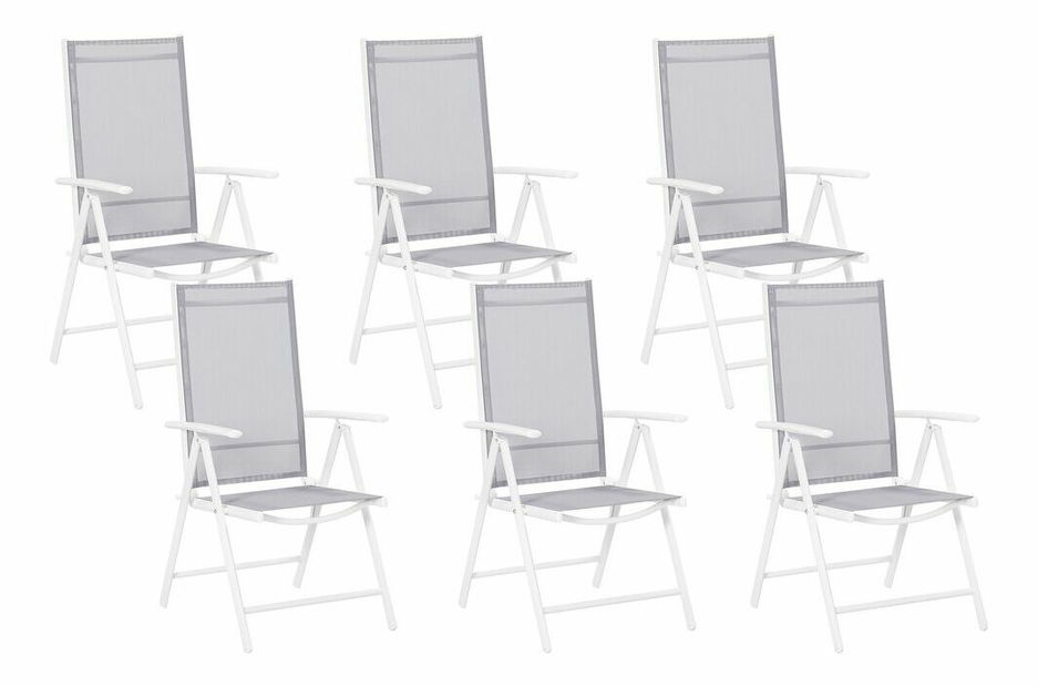 Set 6ks. stoličiek Campania (sivá)