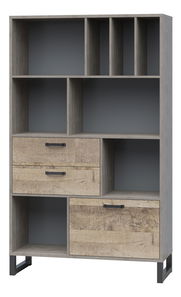 Raft Bennie 1D2S (gri + Stejar nisipiu)