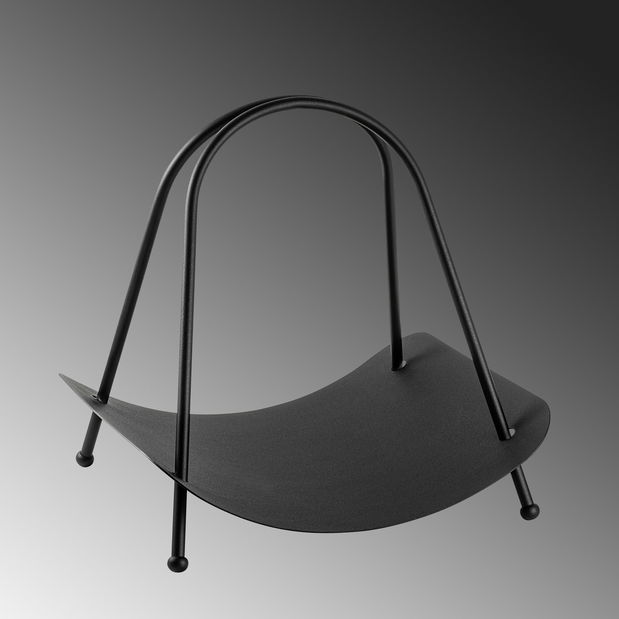 Dekoratív fém tartozék Gabby (fekete)