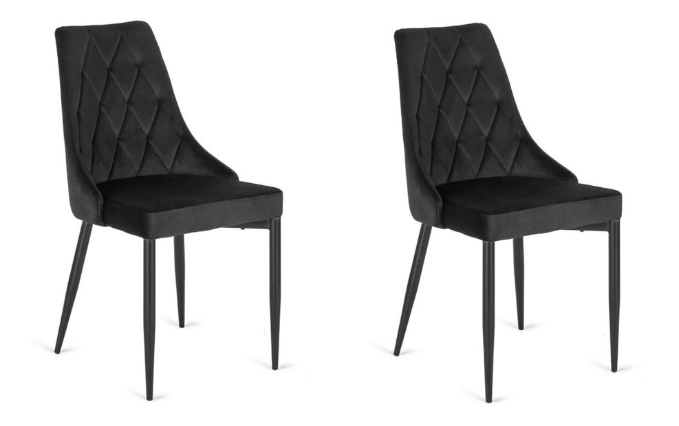 Étkezőszék 2 db Catedral (fekete) *kiárusítás