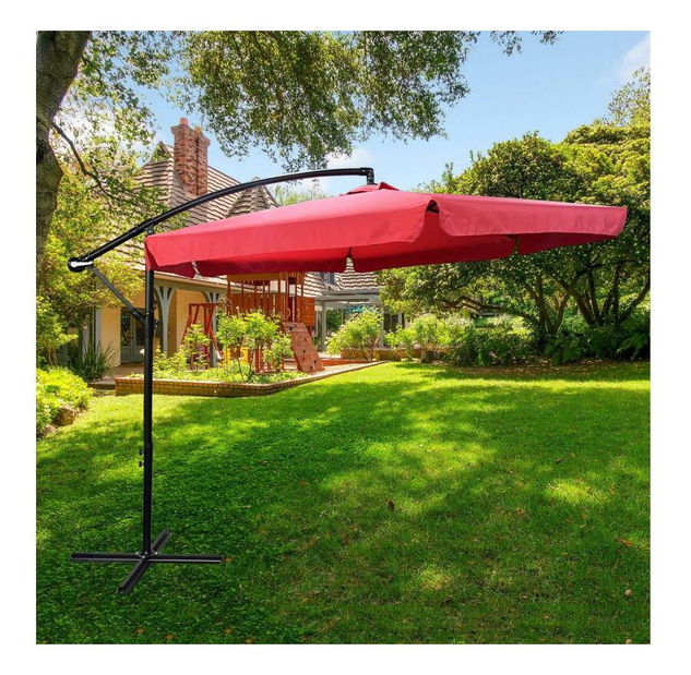 Vrtni suncobran Chambers (crvena)