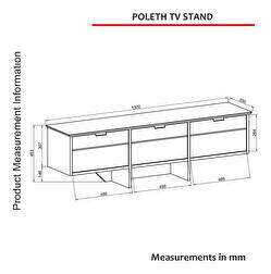 TV asztal/szekrény Asir Polet