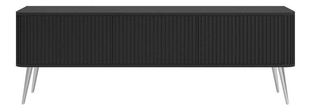 TV ormarić/stolić Oglio O5 (crna + srebrna)