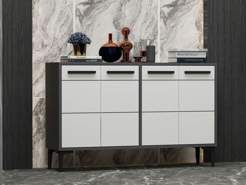 Komoda Daduko (antracit + bijela)