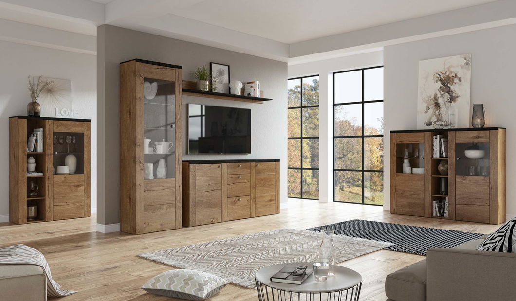 Mobilier living Larita 2 (stejar lefkas)