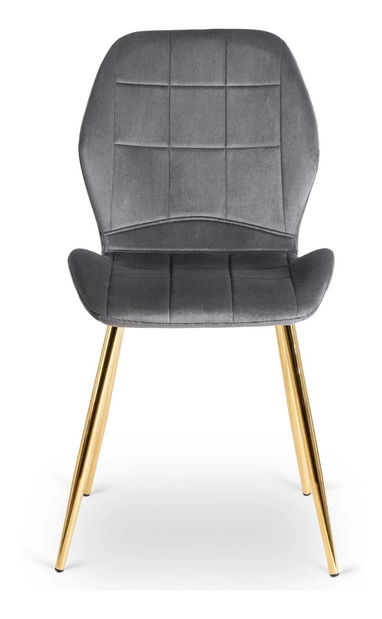 Étkezőszék Inolvidable (szürke + arany) 