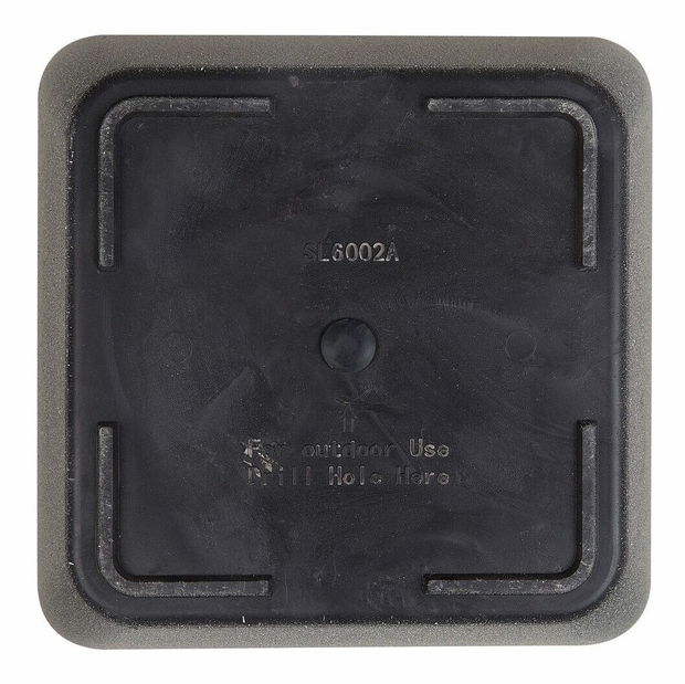 Virágtartó ZONS 42x42x42 cm (üveglaminált) (szürke)