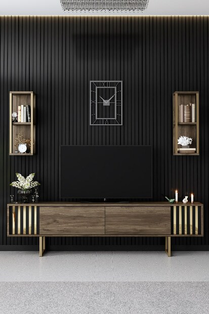 Mobilier living Golden (Nuc + Negru)