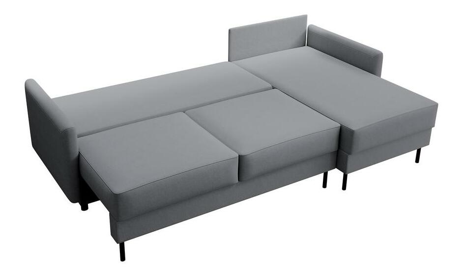 Rohová sedacia súprava Toblera L (sivá tmavšia)