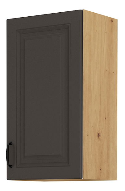 Dulap superior bucătărie Sheila 40 G 72 1F (stejar artisan + grafit)