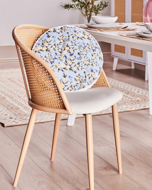 Set 2 buc perne decorative ⌀ 40 cm Vally (albastru)