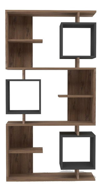 Regál Punadu (borovica atlantická + antracit) 