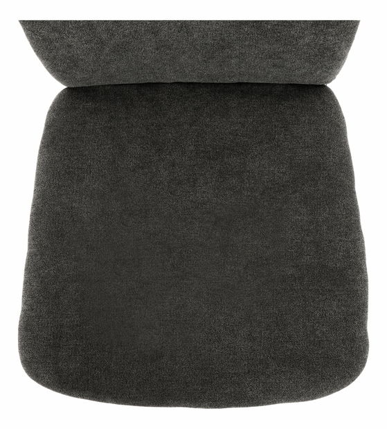 Scaun de sufragerie Odile new (gri maro + Crom)