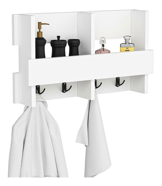 Panel s vješalicama Sutete (bijela)