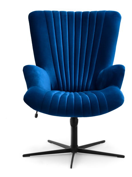 Relax fotel Elesenta (sötétkék + fekete)