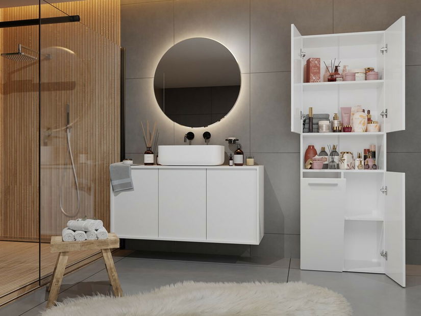 Kúpeľňová skrinka Neltossa 4 (biela)