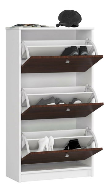 Botník Satori (biela + wenge)