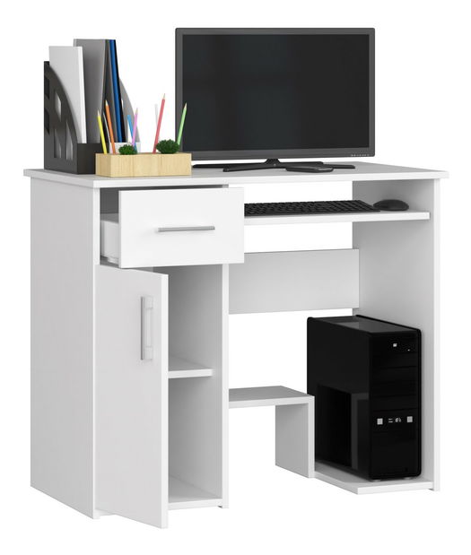 Masă PC Jaloms (alb)