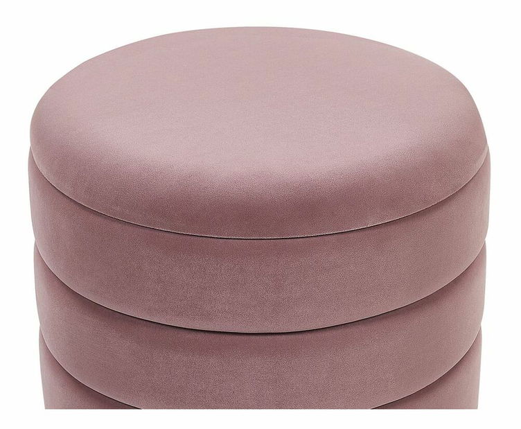 Set taburea 2 kom. GARLO (tkanina) (ružičasta)