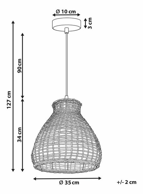Lustră Suhail (bej) 