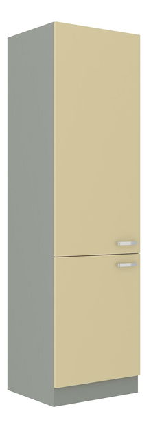 Dulap pentru alimente Kelyn 60 DK-210 2F (Cadru: crem lucios + front: gri)