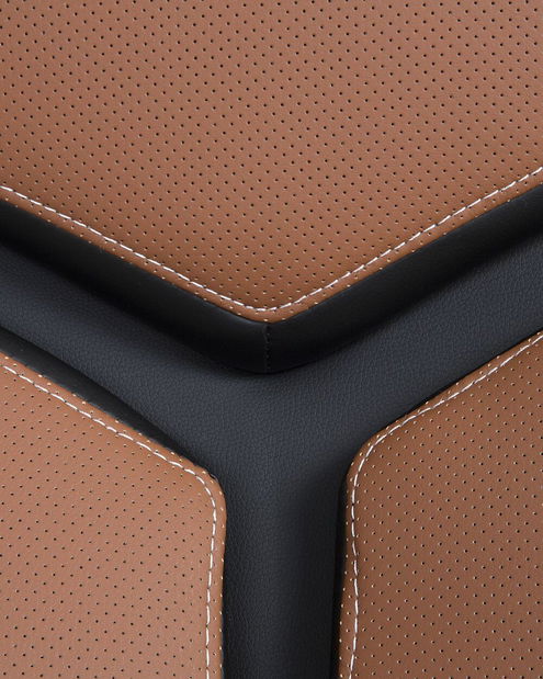 Kancelárska stolička Race (zlatohnedá)