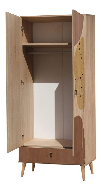 Ruhásszekrény Cettelona (sokszínű)