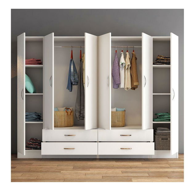 Ormar za garderobu Gerdo 801 (bijela) 