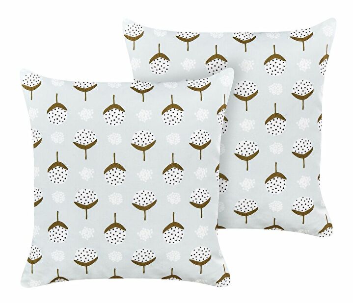 Set 2 buc perne decorative 45 x 45 cm Cunna (verde)