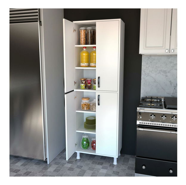 Dulap cu rafturi Maui M4 (Alb) 