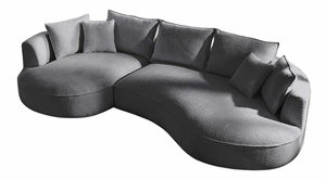 Rohová sedačka Vendy (sivá) (L)