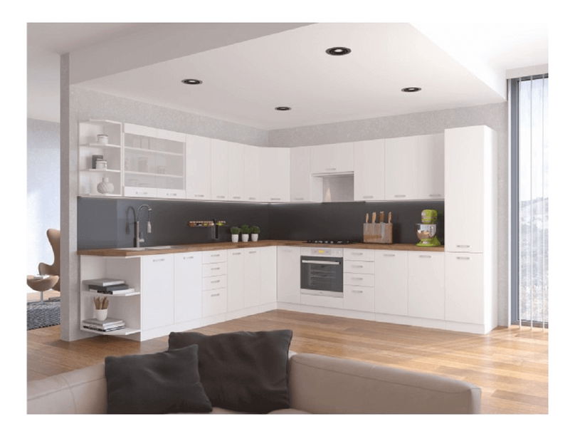 Dulap chiuvetă Strolis 80 ZL 2F BB (alb) *vânzare stoc