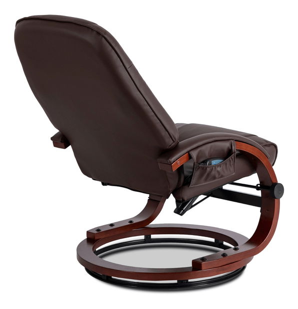 Masažna fotelja sa tabureom Canole (smeđa) 