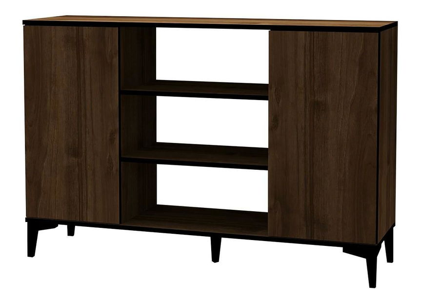 Set za dnevni boravak Goroleno (orah + crna)