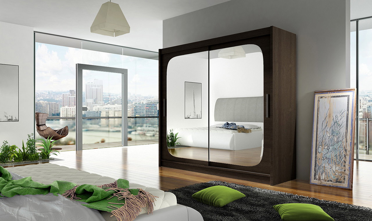 Dulap de haine Brandon 8 (ciocolățiu)