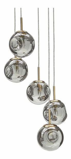 Závesné svietidlo Rafla (priehľadná)