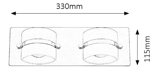 Iluminat pentru baie Tony 5490 (crom + sticlă opal)