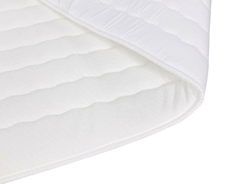 Bračni krevet Boxspring Maddox (200x200) (ekokoža Soft 017 (bijela))