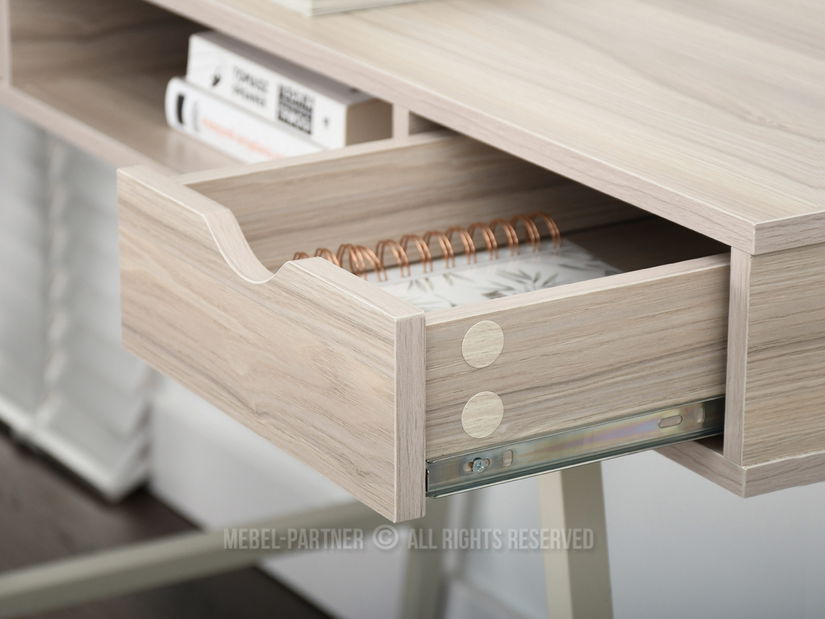 Masă PC Gavon (bej cenușiu + crem)