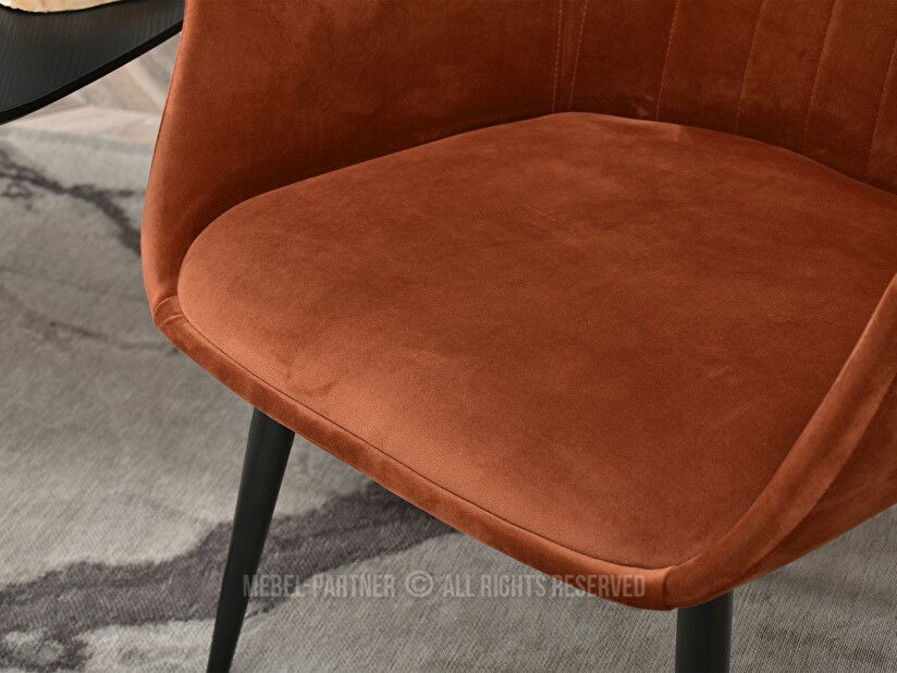 Fotel Osmol F (réz + arany)