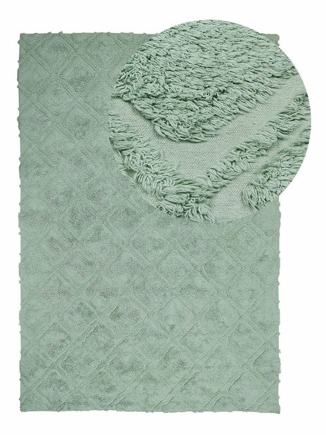 Koberec 140 x 200 cm Hatty (zelená)
