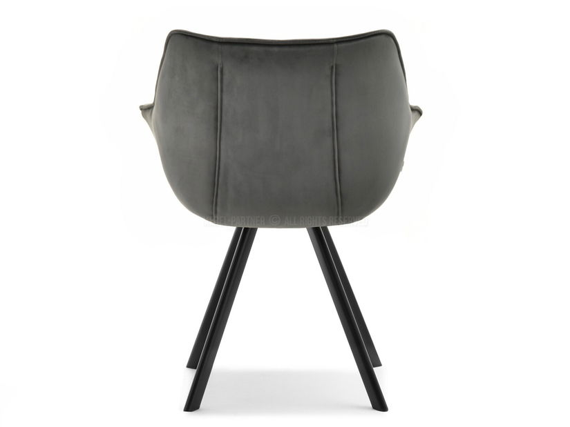 Stolička Nina (sivá + čierna)