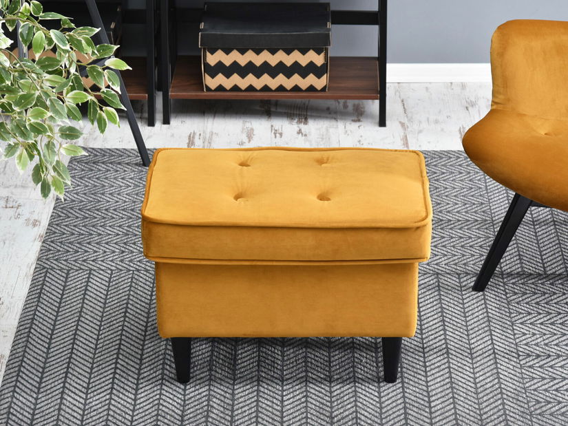 Taburetka Muriera (modrá + orech)