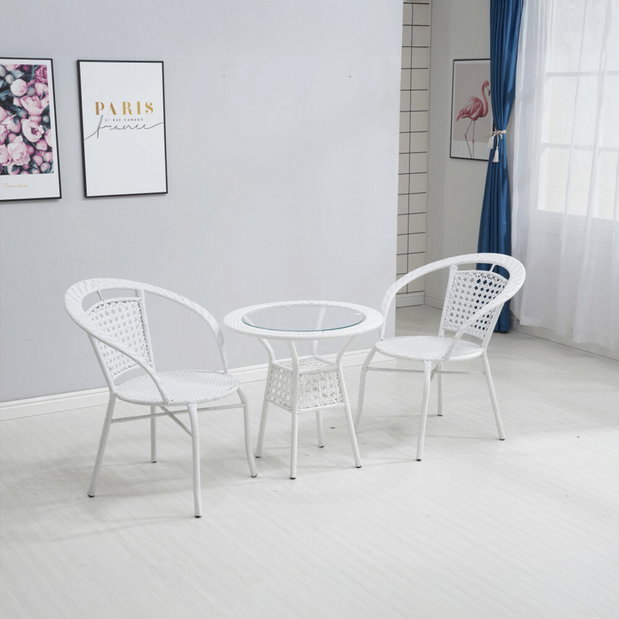 Kerti rattan szett 1+2 Jenna