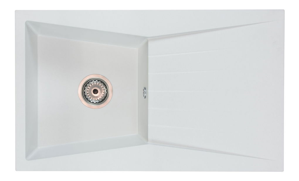 Mosogató Ragod (fehér) (1 csaplyukkal) (J)